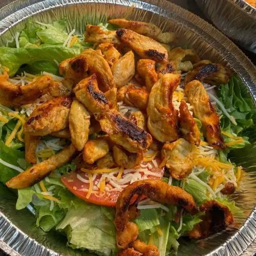 Grilled Chicken Salad at Carmen's Diner in Bremen, IN